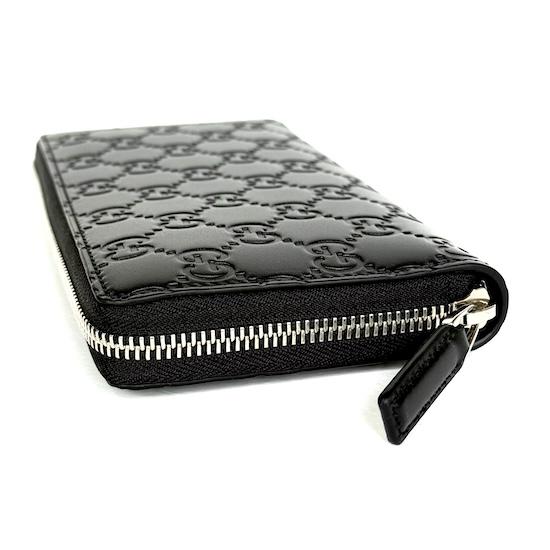 GUCCI（グッチ） 最新作!! メンズ 長財布 グッチシマ ラウンドジップ