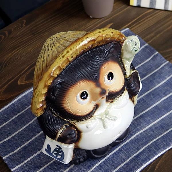 信楽焼 7号福狸 陶器 たぬき タヌキ 開運 厄除け 商売繁盛 たぬき置物