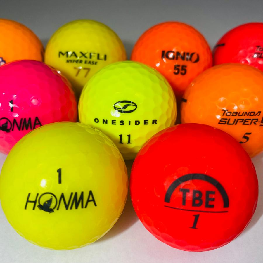 ロストボール ランク1 カラーボール混合 30球 : ロストボールしんだい