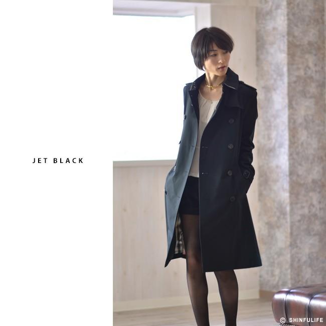 BURBERRY（バーバリー） ロング トレンチ コート ブラック レディース