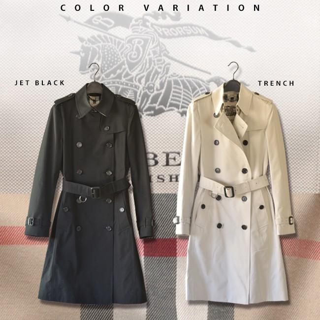 BURBERRY（バーバリー） ロング トレンチ コート ブラック レディース