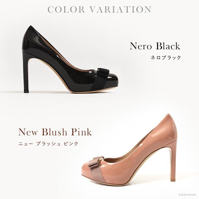 FERRAGAMO（フェラガモ） リボン パンプス エナメル レディース