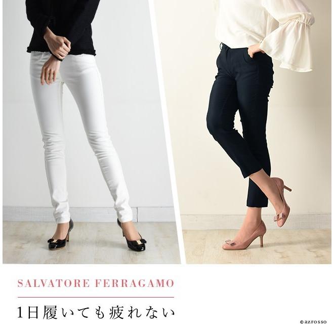 FERRAGAMO（フェラガモ） エナメル パンプス リボン レディース