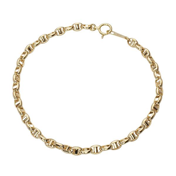 ブレスレット バングル 18金 18k イエローゴールド チェーン