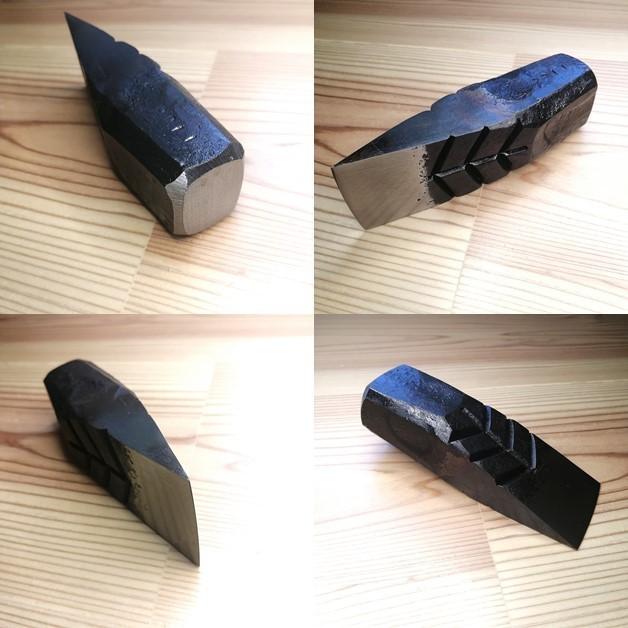 日本製 金矢（中）1.5kg クサビ 薪割・木割・丸太を割るために使用