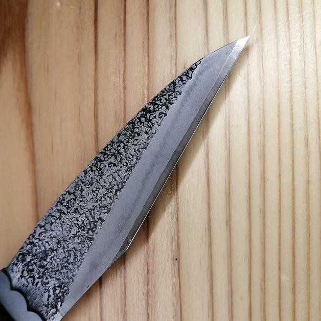 美貴久 和式ナイフ 折込小刀 NO.25 鎚目 青紙 片刃 120 折込ナイフ