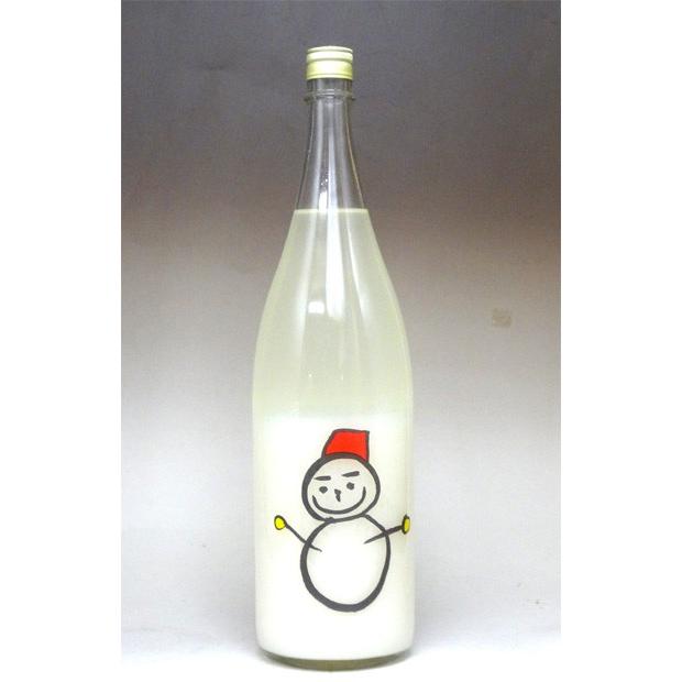 日本酒 仙禽 しぼりたて活性にごり酒 雪だるま 1800ml − せんきん