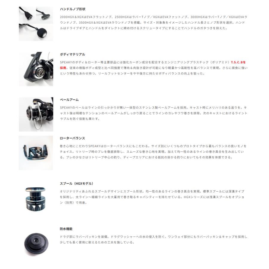 tailwalk（テイルウォーク） '23 SPEAKY(スピーキー) 3500S XGX