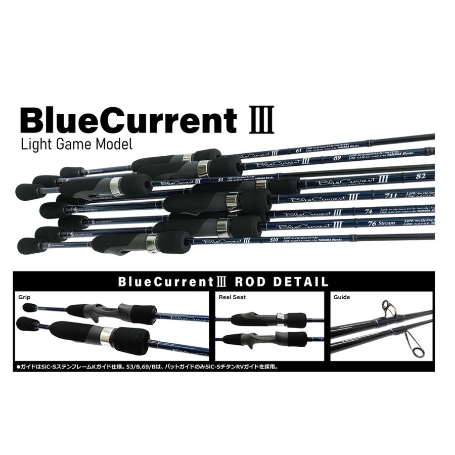 YAMAGA Blanks(ヤマガブランクス) BlueCurrent III 69/B (ブルー