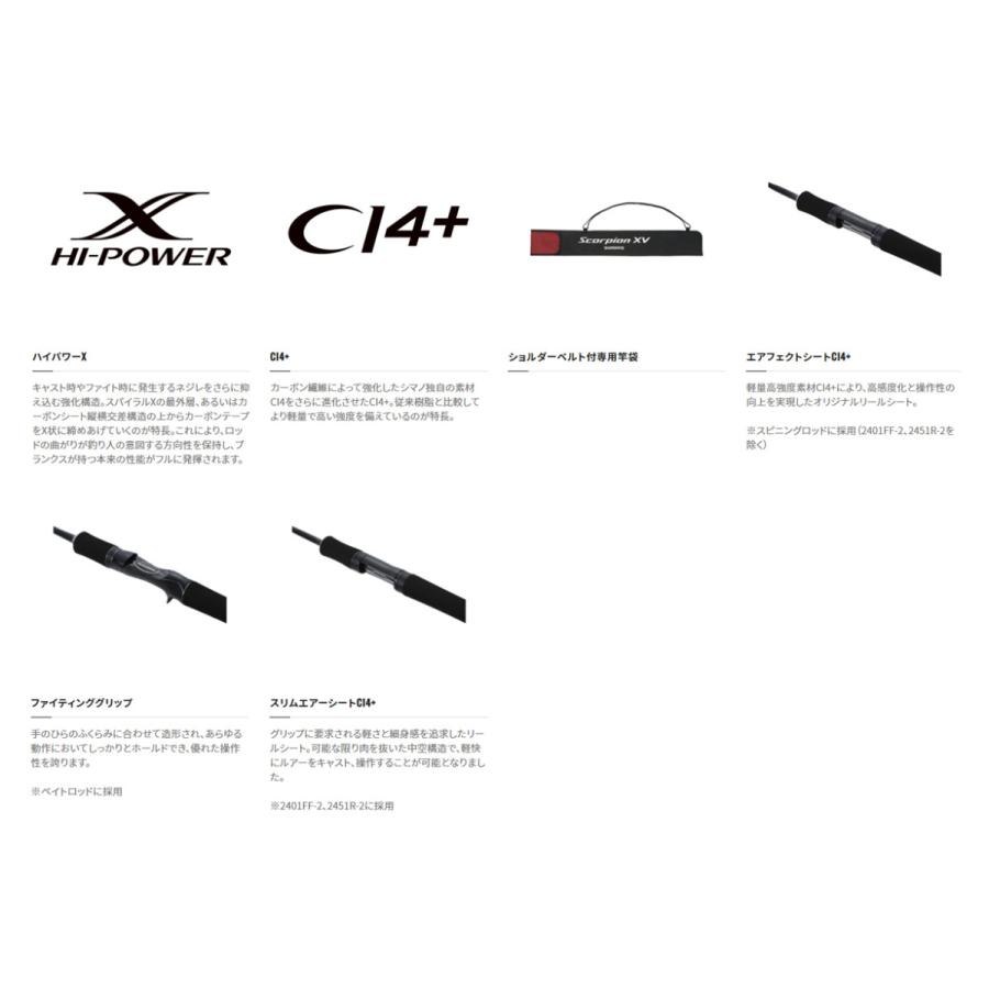 シマノ（SHIMANO） '21 Scorpion XV(スコーピオン XV) 1652R-2 (ベイト