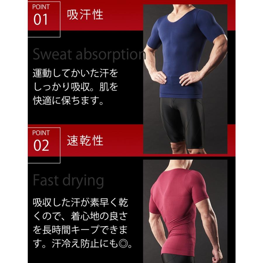 SPALTAX 加圧シャツ メンズ 加圧スパッツ ＼上下セット／ スパル