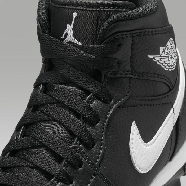 Jordan NIKE 1 Mid Youth Cleat Black/White/White ナイキ ジョーダン