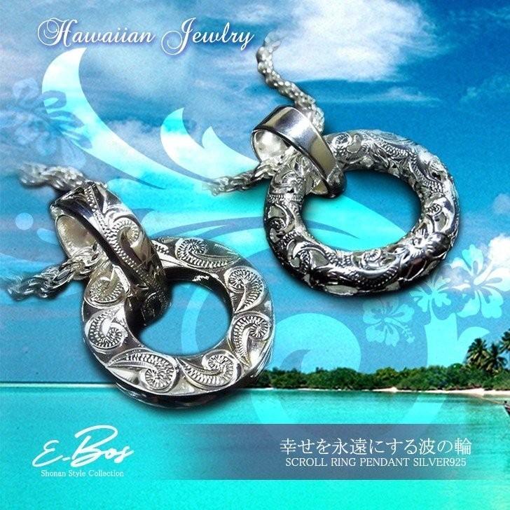 ハワイアンジュエリー ネックレス ペンダント ラウンド サークル