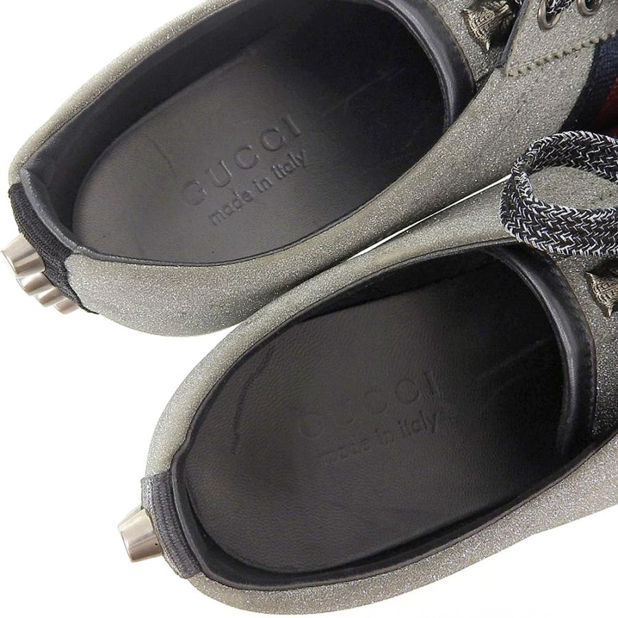 ウェビング グッチ GUCCI グリッター ウェブ スタッズ スニーカー ラメ