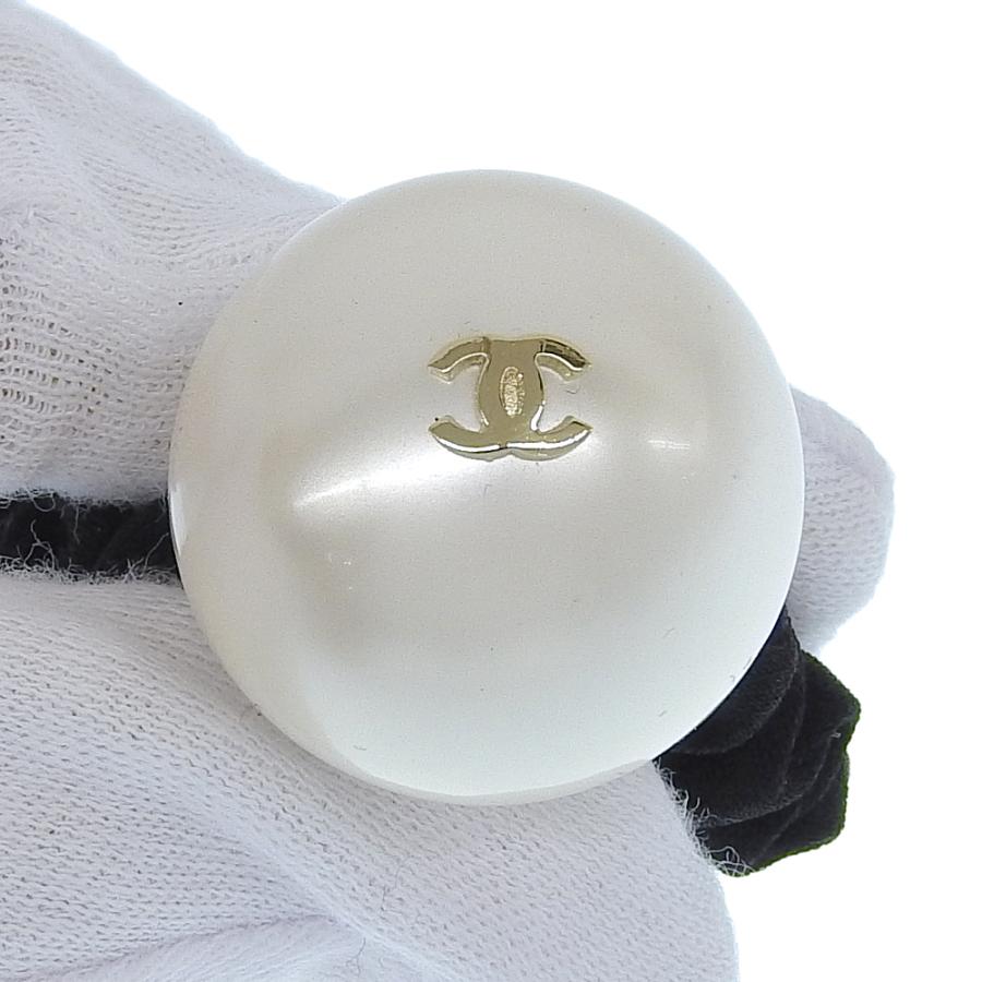 CHANEL（シャネル） ココマーク ロゴ ヘアゴム フェイクパール