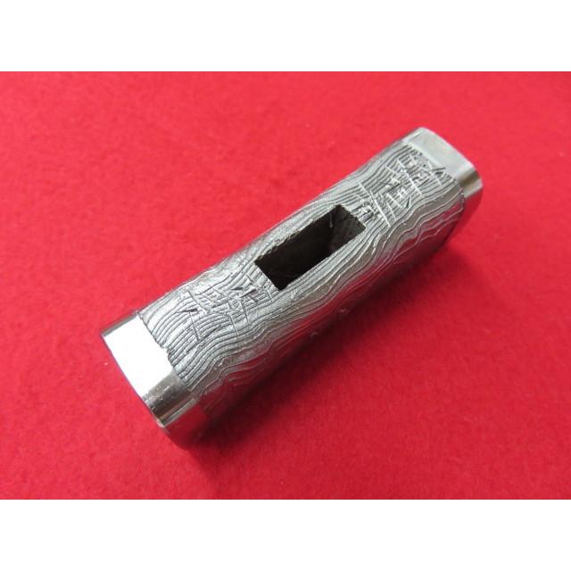 道心斎正行（どうしんさいまさつら） 鋼付き いぶし 木目 四角玄能 100