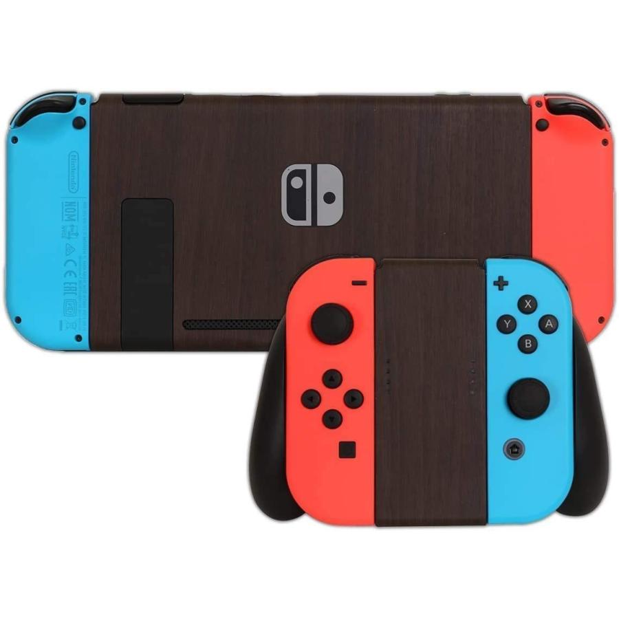 Nintendo Switch 本体 用 スキンシール カバー シール ケース 木目調