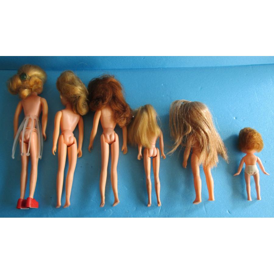 昭和レトロ リカちゃん人形他 6体 日本製【中古品】 : 昭和こども商店