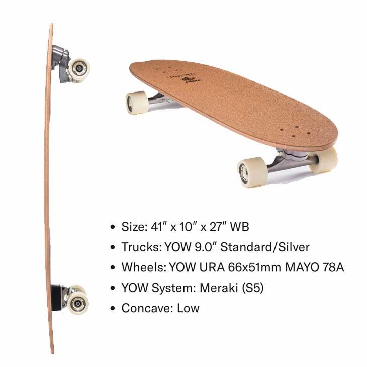 YOW SURF SKATE ヤウ サーフスケート CALMON 41 カルモン 正規品 SK8
