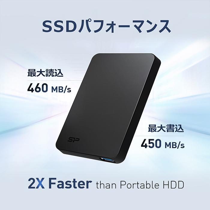 Silicon Power（シリコンパワー） SSD 外付けssd 1TB Gen 1 Type-A to