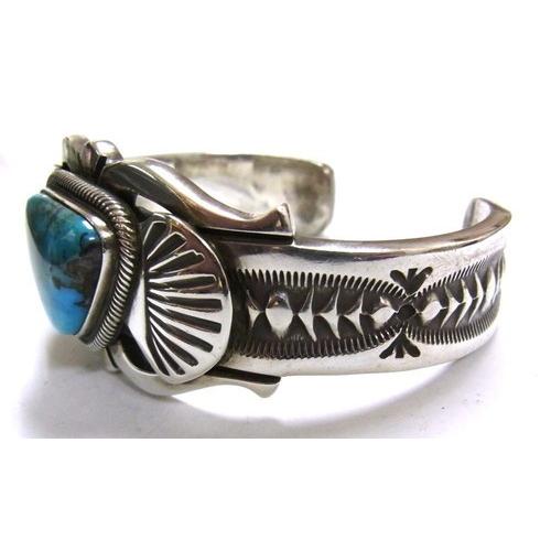 Terry Martinez作】スモーキービズビー・ターコイズ・バングル