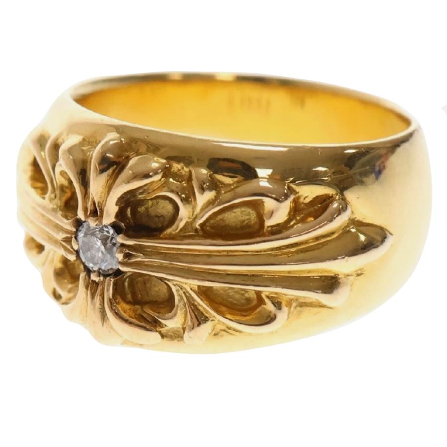 CHROME HEARTS KEEPER RING 22K DIAMOND. クロムハーツ キーパーリング