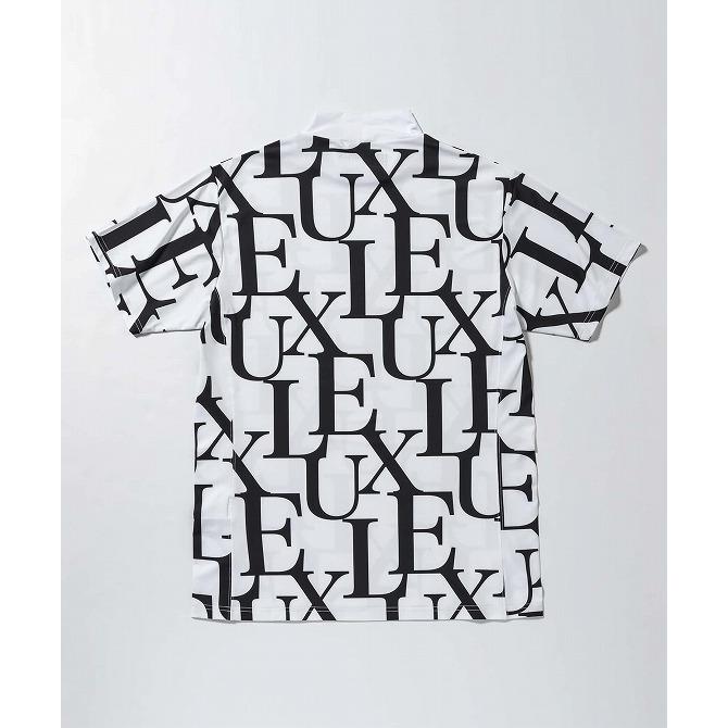 LUXE AKM PLUS リュクスエイケイエムプラス ゴルフ 総柄ロゴ 半袖