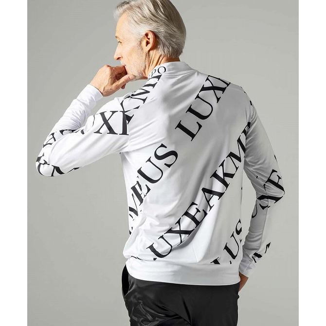 LUXE AKM PLUS リュクスエイケイエムプラス ゴルフ 総柄モックネック T