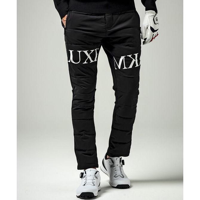 LUXE AKM PLUS リュクスエイケイエムプラス ゴルフ 中綿ロゴテーパード