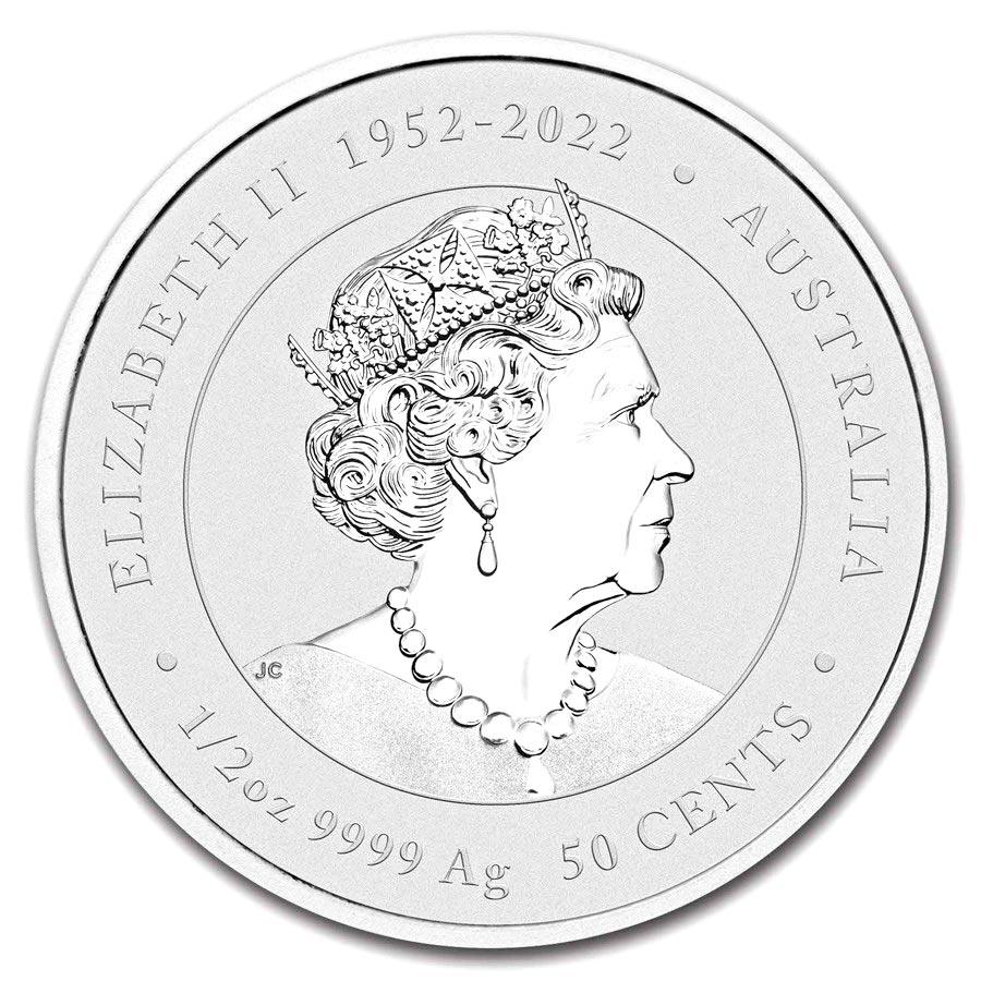 純銀コイン 干支銀貨 辰（龍） 1/2オンス 2024年製 オーストラリア