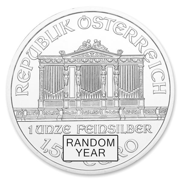 ウィーン銀貨 1オンス ランダム・イヤー 銀貨1オンス 銀貨 1oz 純銀