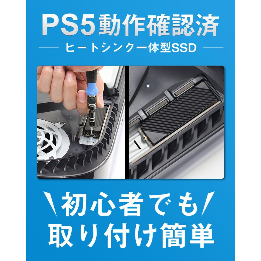 SPD SPD SSD 1TB 3D NAND TLC ヒートシンク搭載 M.2 2280 PCIe Gen4x4