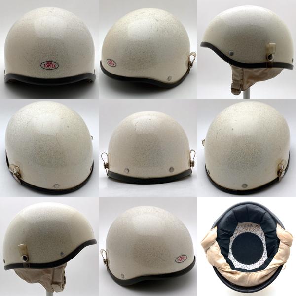 BELL（ベル） 送料無料 60's BELL TOPTEX WHITE METALFLAKE 55cm/ベル