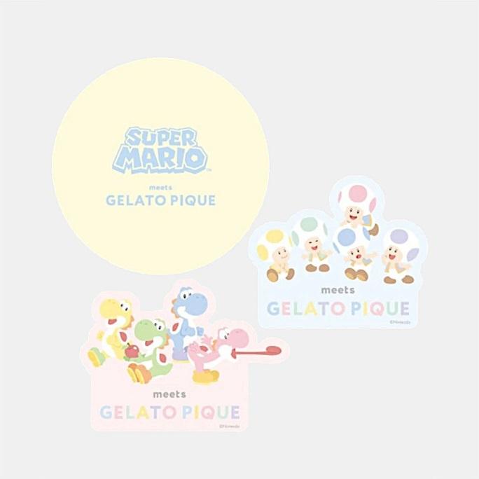 新品】【即納】【SUPER MARIO meets GELATO PIQUE】限定ステッカー