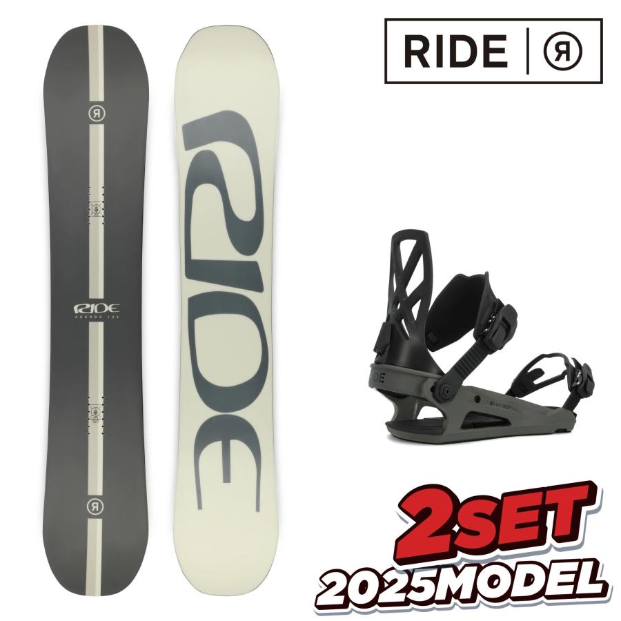 RIDE（ライド） ☆BIN取付無料☆2025 Newモデル スノーボード 2点