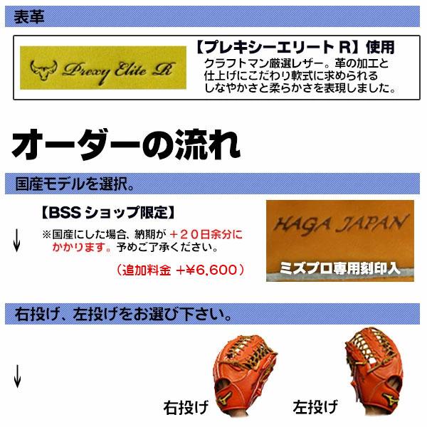 MIZUNO（ミズノ） ミズノプロ/オーダーグラブ/軟式グローブ/田口麗斗