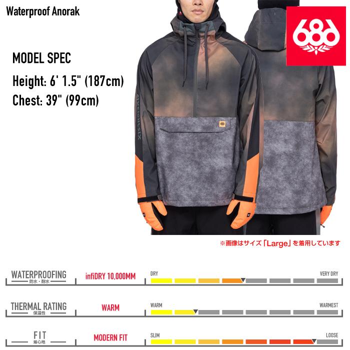 686（シックスエイトシックス） 日本正規品 スノーボードウェア