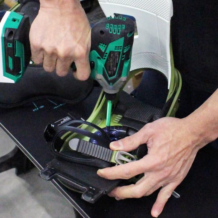 スノーボード + ビンディング セット商品専用 ビンディング取付