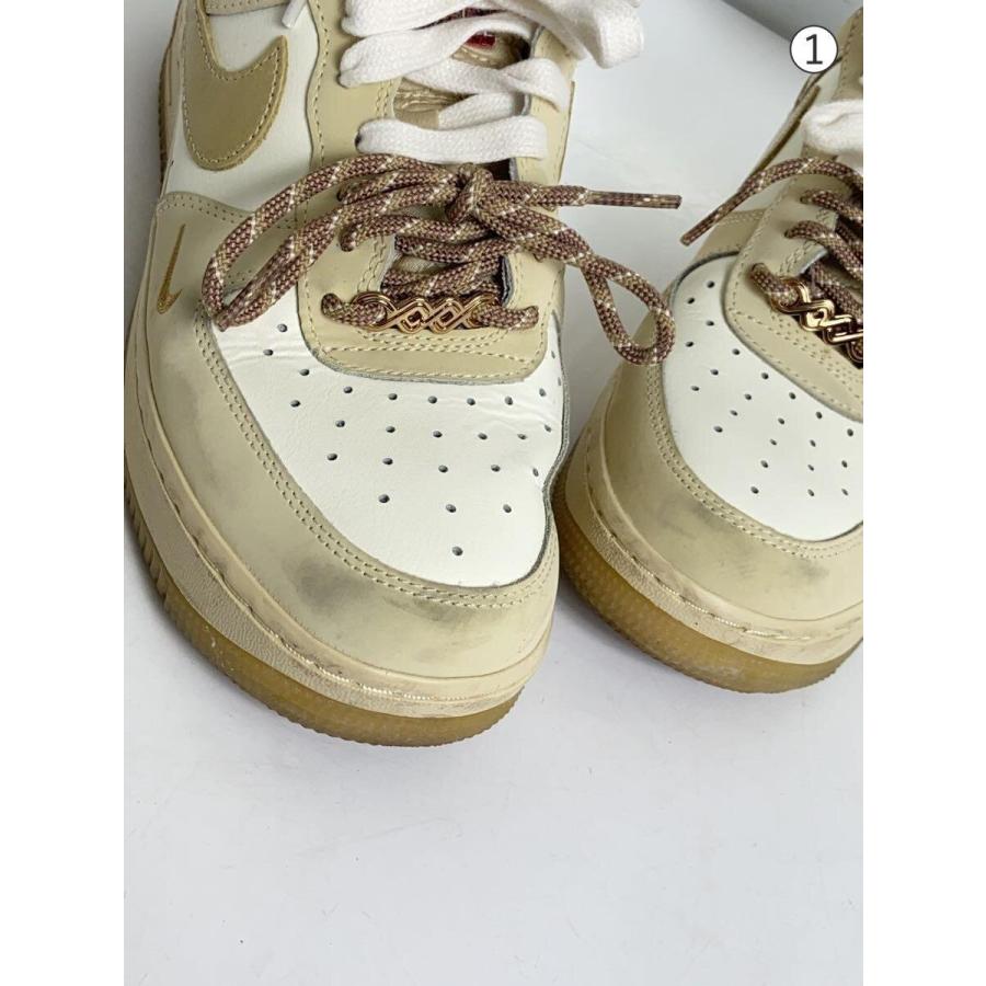 NIKE◇AIR FORCE 1 07 LX_エア フォース LX/25cm/BEG : セカンド