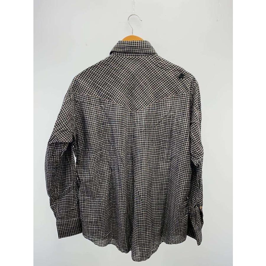 MAATEE&SONS◇25AW/GUPTA WESTERN SHIRTS/ウェスタンシャツ/2/BLK