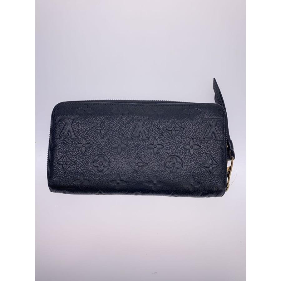 LOUIS VUITTON◇ジッピー・ウォレット/モノグラム/アンプラント/BLK