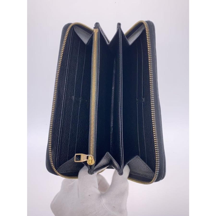 LOUIS VUITTON◇ジッピー・ウォレット/モノグラム/アンプラント/BLK
