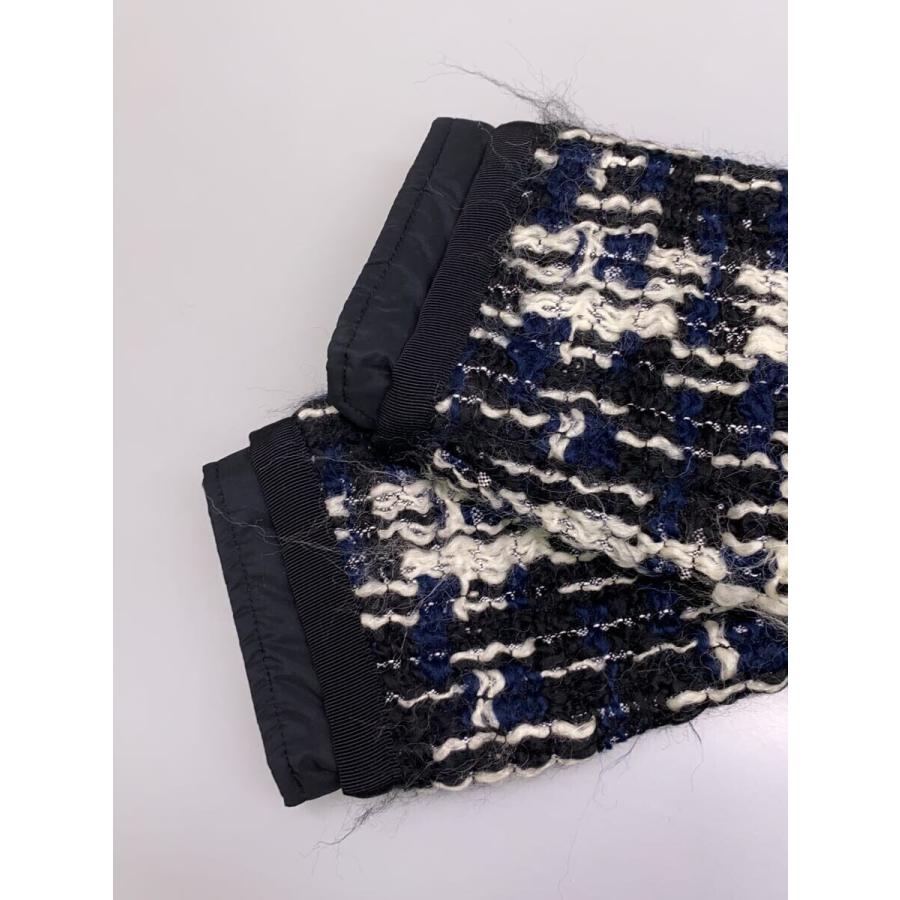 MONCLER◇JULIE GIUBOTTO/ダウンジャケット/1/ツイード/ネイビー