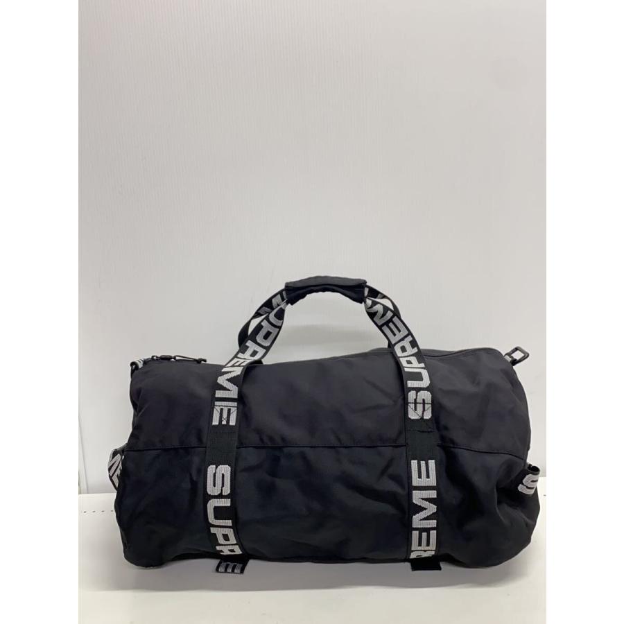 Supreme◇18SS/Large Duffle Bag/ボストンバッグ/ナイロン/BLK