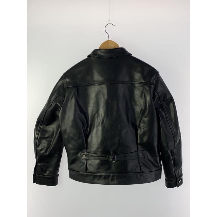 VELUOKLDLY/レザージャケット・ブルゾン/L/馬革/BLK/T1615-2006