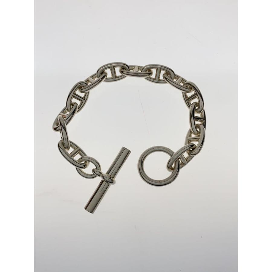 HERMES◇シェーヌダンクルGM/13コマ/ブレスレット/SV925/シルバー