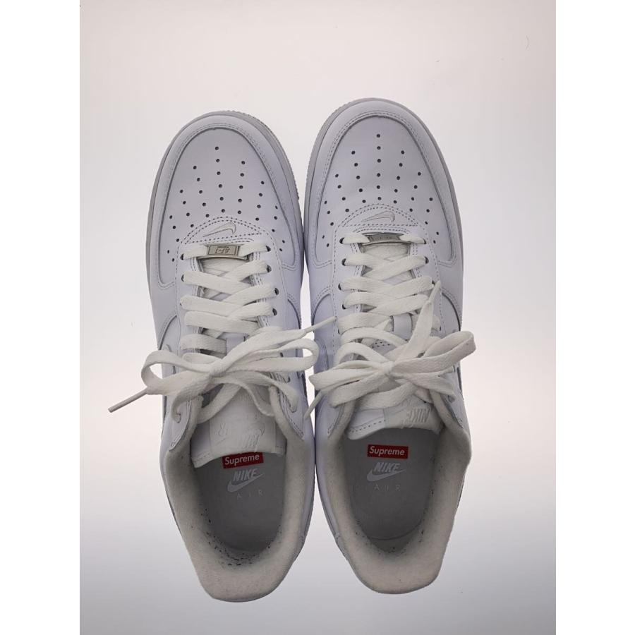 Supreme◇×Nike Air Force 1 Low/ローカットスニーカー/27cm/WHT
