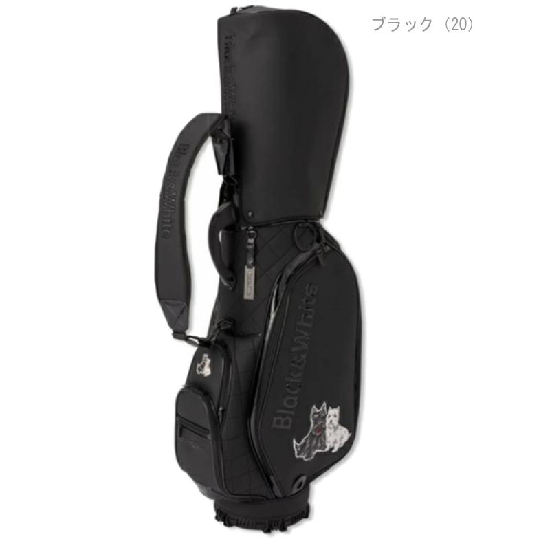 40％OFF！セール ブラック＆ホワイト /Black&White キャディバッグ/9型