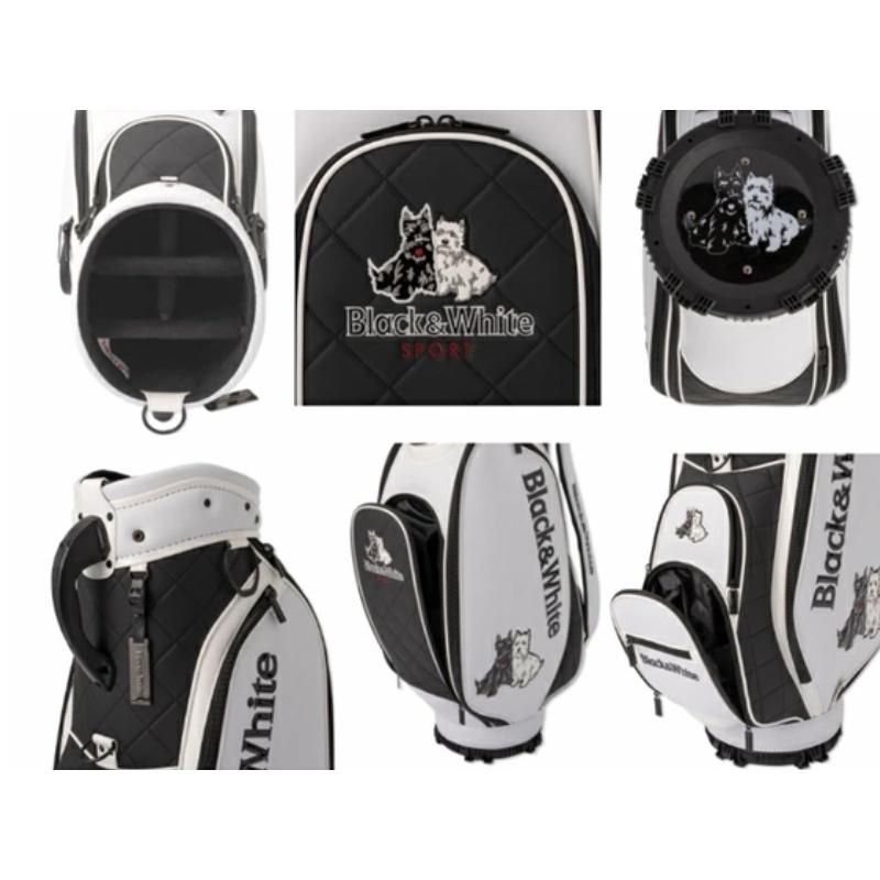 Hyperlaunch GOLF キャディバッグ ホワイト/ブラック Hyperlaunch GOLF