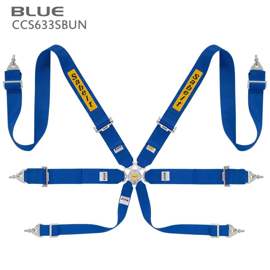 sabelt（サベルト） 6点式シートベルト CCS633UN ツーリングカー用 FIA